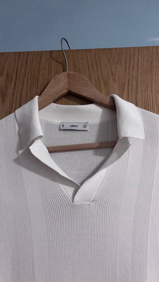 Polo Mango Blanco Talla M