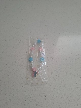 Pulsera Disney Stitch estrellas rosa y azul