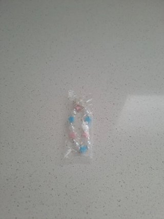 Pulsera Disney Stitch estrellas rosa y azul
