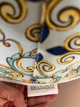 Pouf gonfiabile Brandani tessuto fantasia