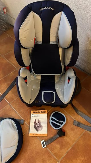 Silla de coche grupo 1/2/3 azul