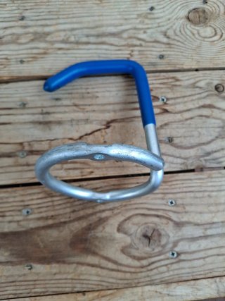 Soporte Bicicleta Pared Azul/Plata