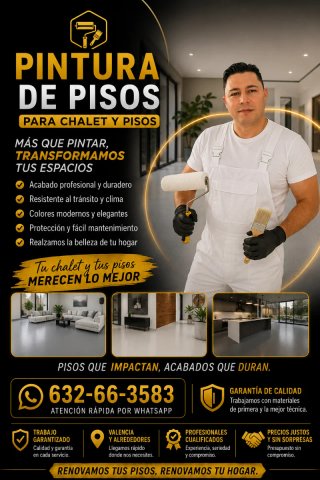 Pintura profesional para pisos y chalets