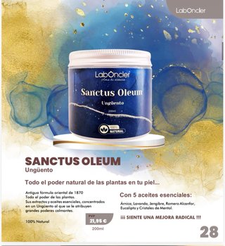 Ungüento Sanctus Oleum Laboncler 200ml