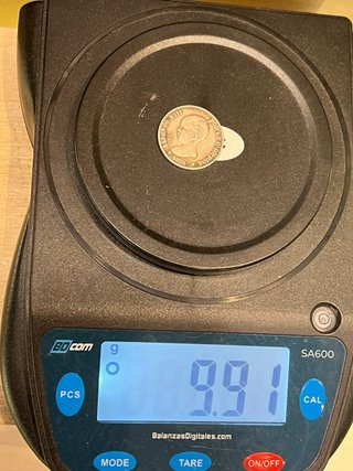 Lote 7 monedas plata antiguas España
