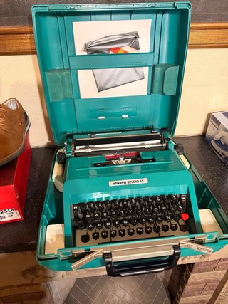 Olivetti Studio 45 Máquina de Escribir Verde
