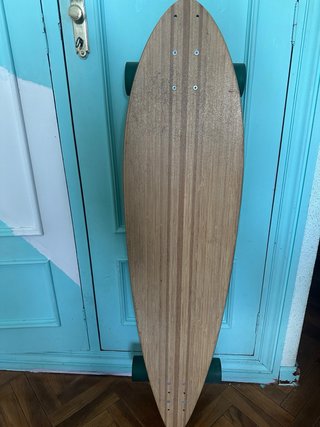 Longboard Oxelo Madera Bambú.