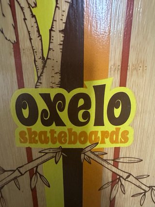 Longboard Oxelo Madera Bambú.