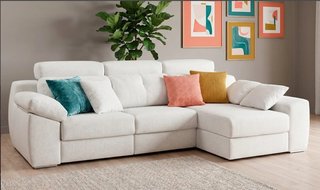 Sofá chaise longue asientos súper ESTENSIBLES XL D