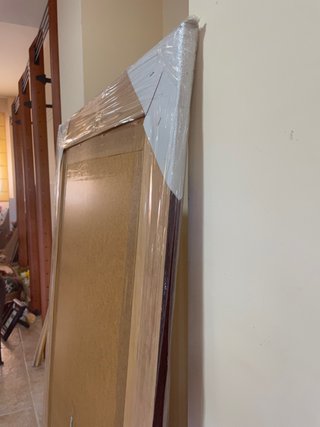 Espejo de madera grande