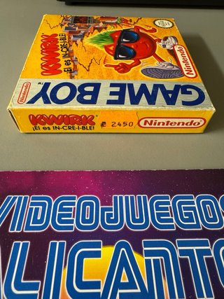 Kwirk Game Boy Nintendo ESP 1992 Erbe