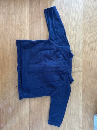 Chaqueta punto azul 3 meses