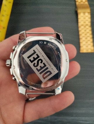 Orologio Diesel Chronograph Uomo Nero Argento