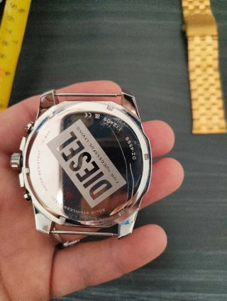 Orologio Diesel Chronograph Uomo Nero Argento