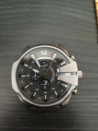Orologio Diesel Chronograph Uomo Nero Argento