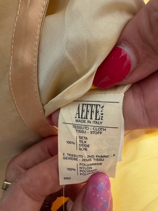 Alberta Ferretti Vestito Seta & Pizzo Beige/Oro