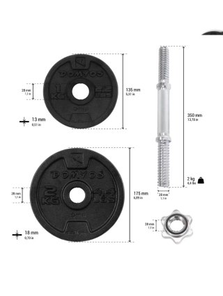 Kit Mancuernas 20kg Decathlon