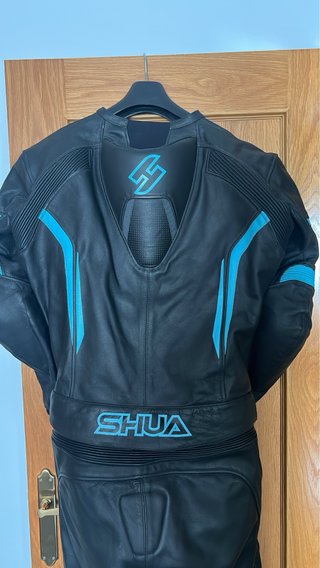 Mono de cuero SHUA 2 piezas para moto