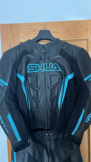 Mono de cuero SHUA 2 piezas para moto