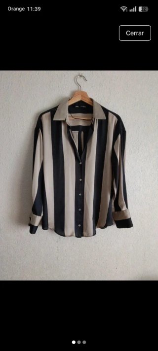 Blusa Zara Rayas S