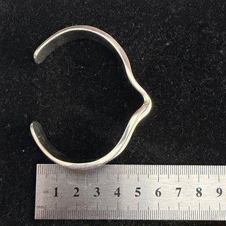 Brazalete Plata 925 Ondulado 31.21g