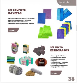 Set Completo Bayetas Limpieza