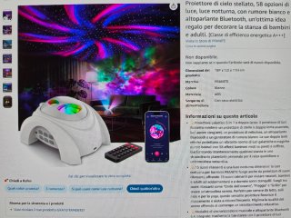 Proiettore Rosetta Star Projector 3 in 1