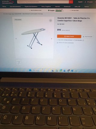 Tabla de planchar Rowenta 130 con ruedas