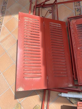 Lote 6 Contraventanas Mallorquinas de hierro