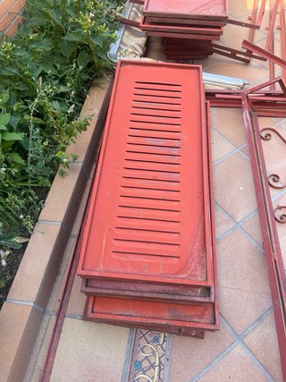 Lote 6 Contraventanas Mallorquinas de hierro