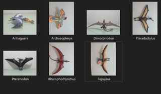 Figuras Dinosaurios Voladores