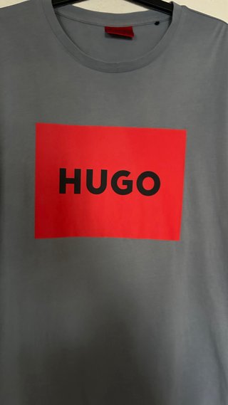 Camiseta Hugo Boss Gris Talla M