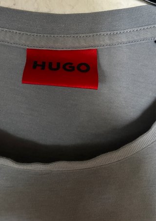 Camiseta Hugo Boss Gris Talla M