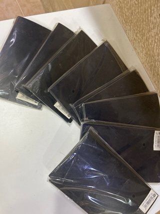Lote 8 tarjeteros negros