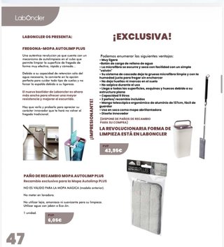 Fregona Mopa Autolimp Plus Laboncler