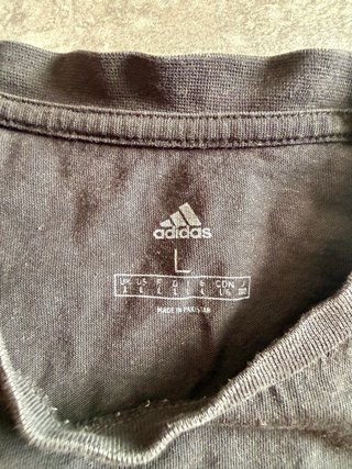 Camiseta Adidas Negra Talla L