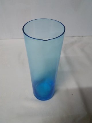 5 Vasos Tubo Vintage Azul