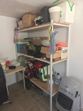 Scaffalatura multiuso in metallo