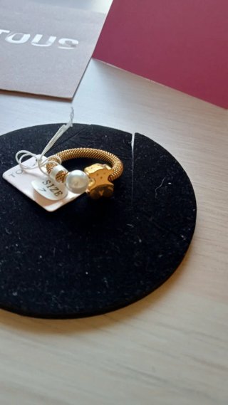 Anillo Tous Oso Perla Talla 19