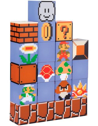 Lámpara Super Mario Bros Build a Level