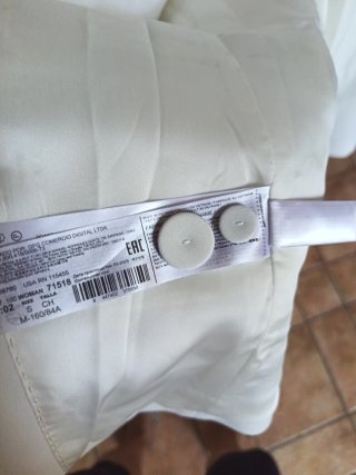 Americana Mango Mujer Blanca