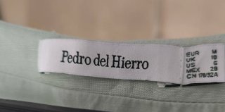 Vestido Pedro del Hierro verde. Puesto una vez
