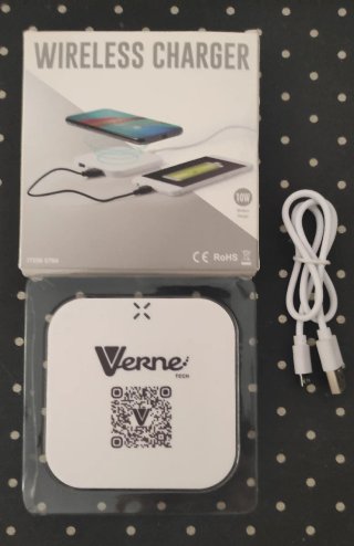 Cargador Inalámbrico Verne Tech 10W Nuevo