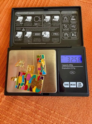 Conjunto Mosaico Tous Original oro macizo de 18k.