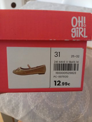 Bailarina OH!GIRL Talla 31