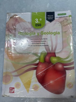Biología y Geología, 3o ESO.