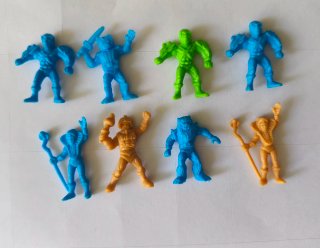 Figuras Dunkin Masters del Universo MOTU