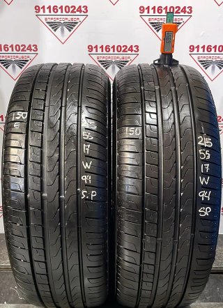 215 55 17 W PIRELLI RUEDA AL 90% VIDA UTIL