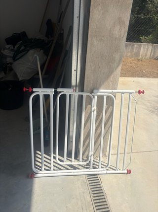 Valla seguridad infantil blanca