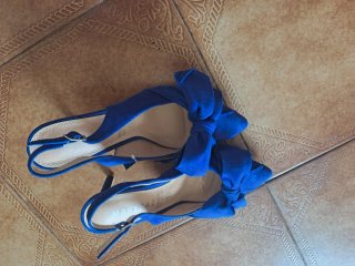 Zapatos de tacón MARYPAZ azul talla 37